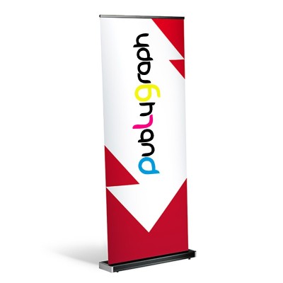 Roll-Up Black, sistema incl. stampa Roll-Up Black, sistema incl. stampa